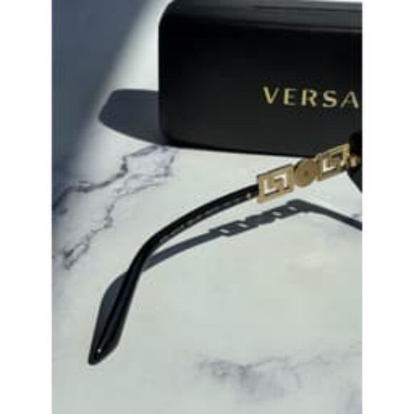 Versace VE4470B Strass Black Cat Eye Sunglasses